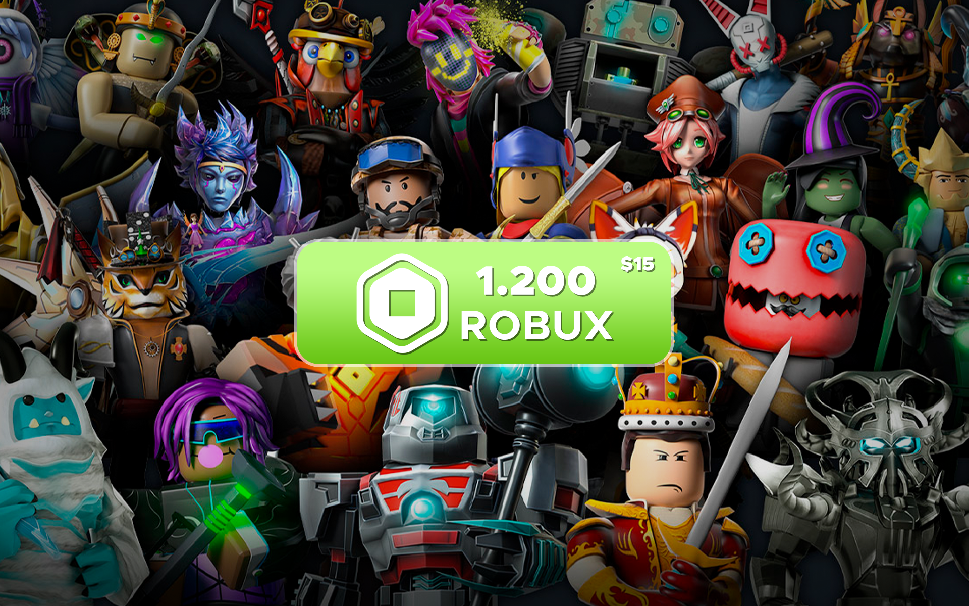Roblox - 1.200 Robux